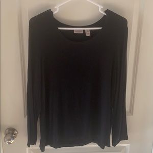 Chico’s black long sleeve dress shirt